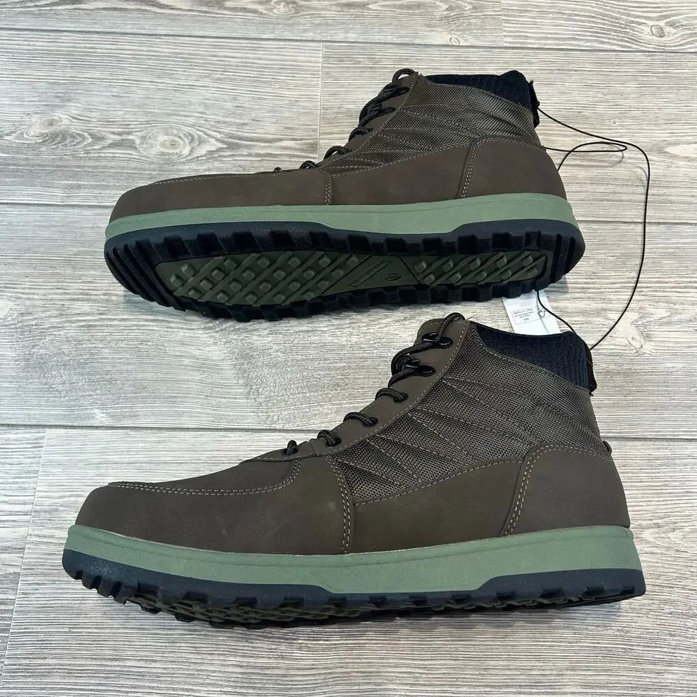 Weatherproof Stoll Cold Brown Boots Insulated Waterproof NIB Size 13